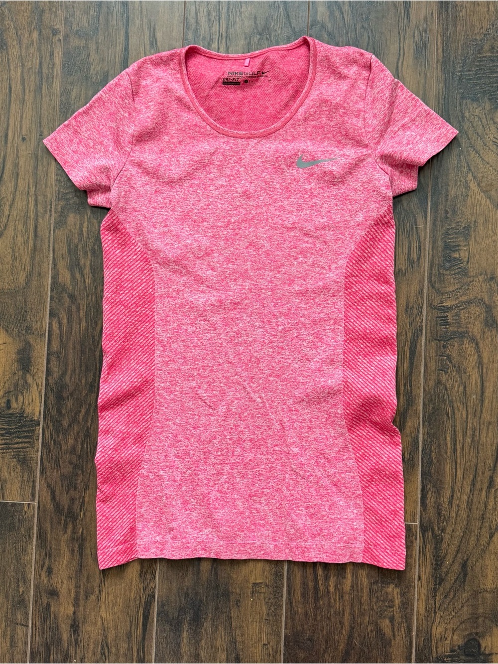 Nike Golf Dri Fit Pink Size Small Short Sleeve Performance Shirt